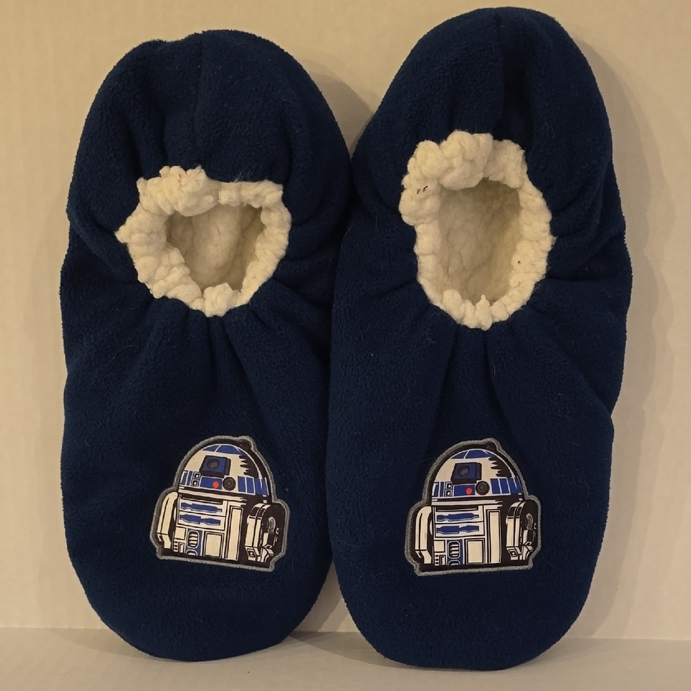 Star Wars R2-D2 One Piece Slippers - Navy and White